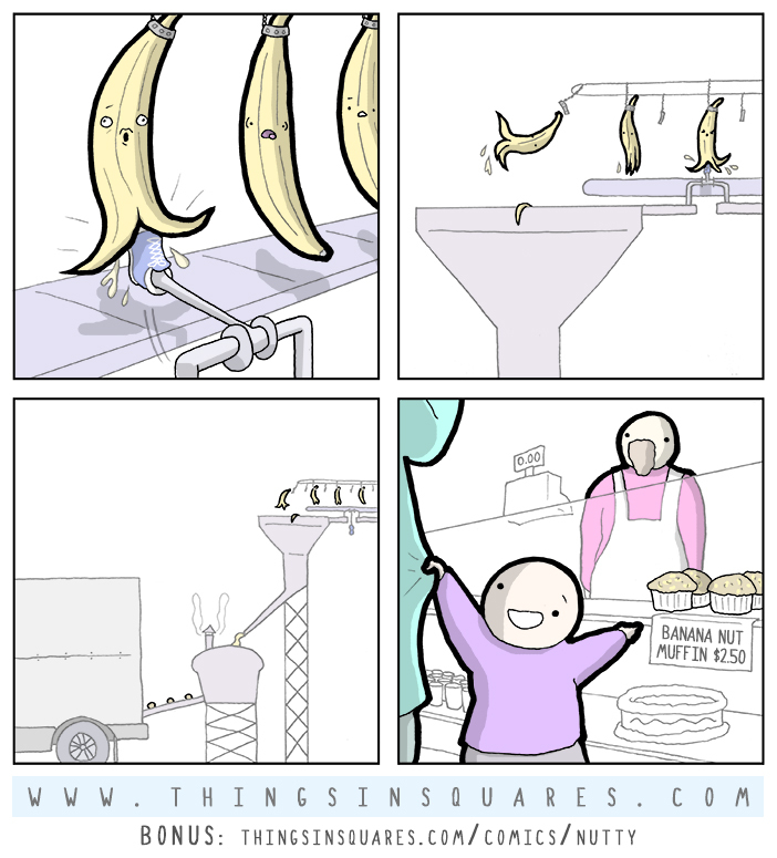 Poor bananas - meme