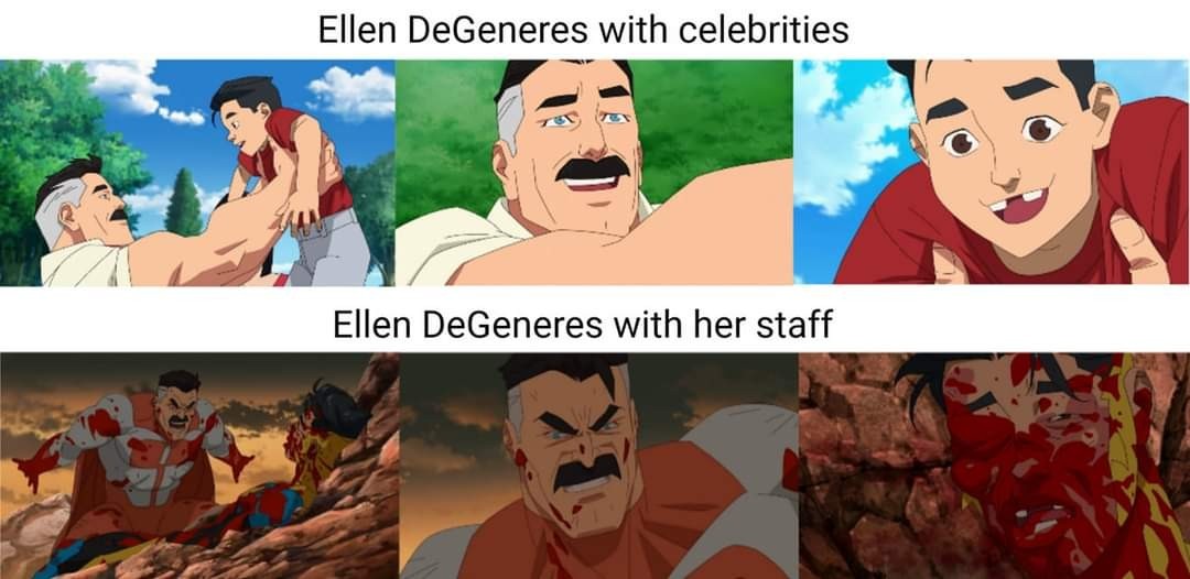 Ellen DeGeneres be like - meme