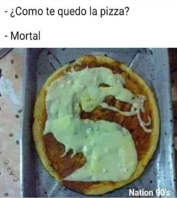 Pizza mortal - meme