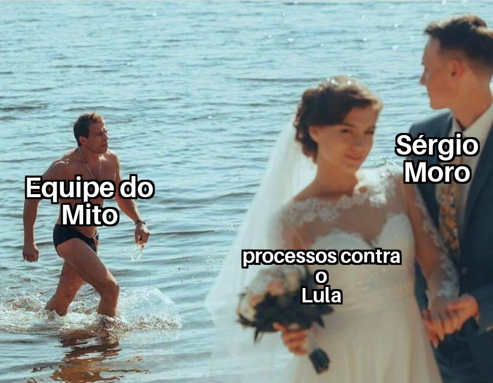 A equipe do Bolsonaro tá voando - meme