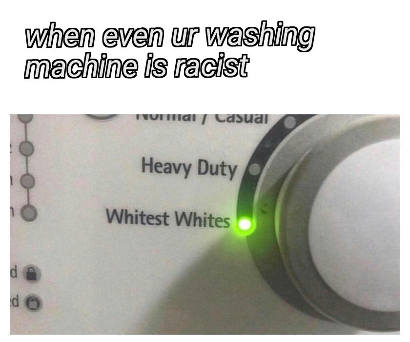 No racist - meme