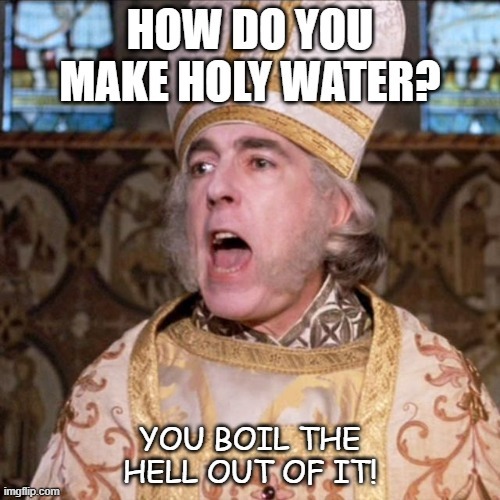 Holy water - meme