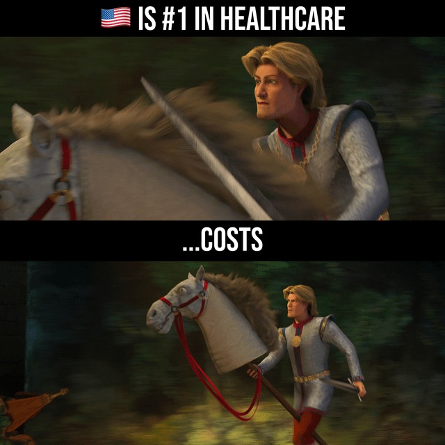 Healthcare costs - meme