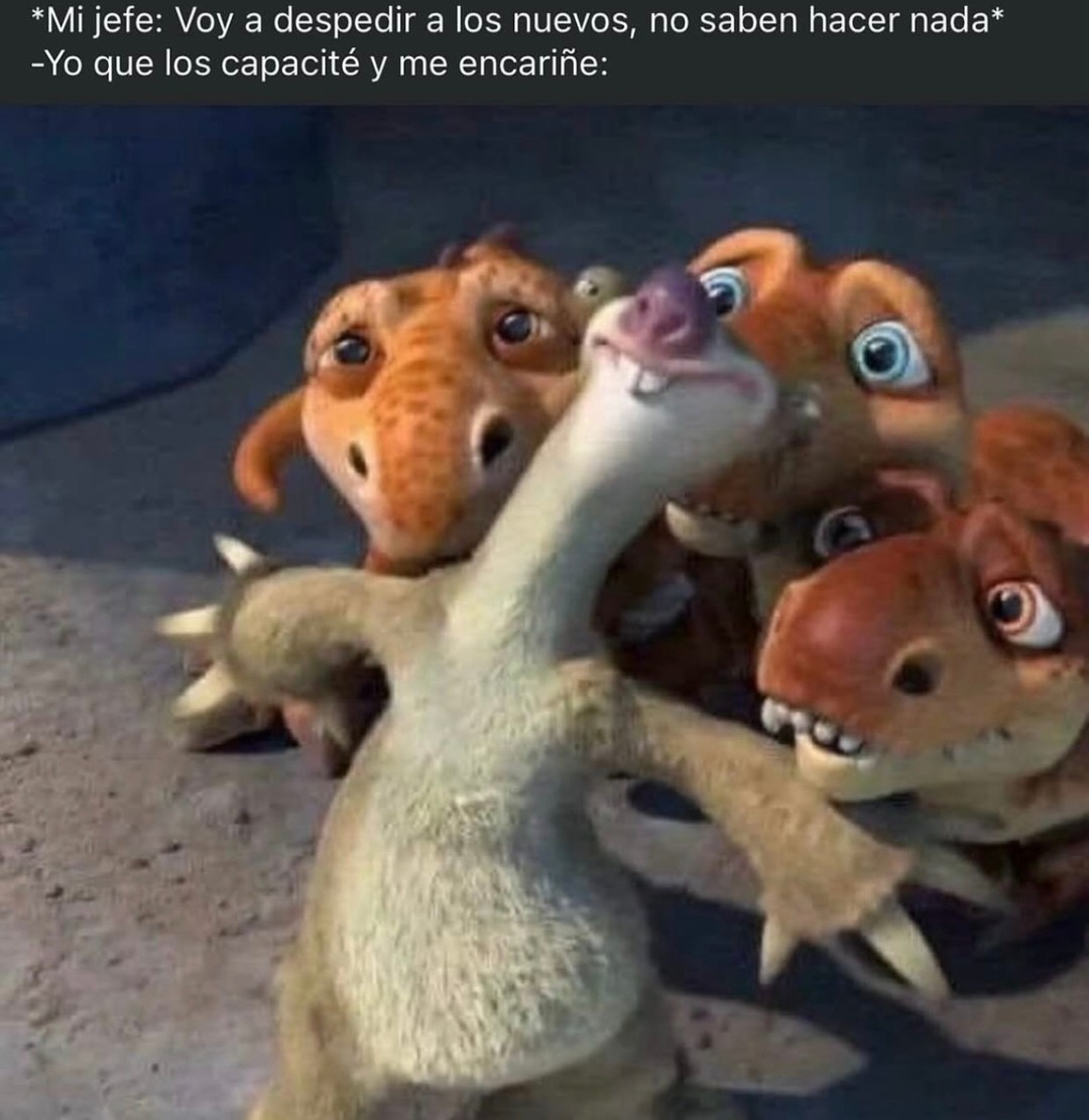 Mi jefe despidiendo a los nuevos y yo que ya me había encariñado - meme