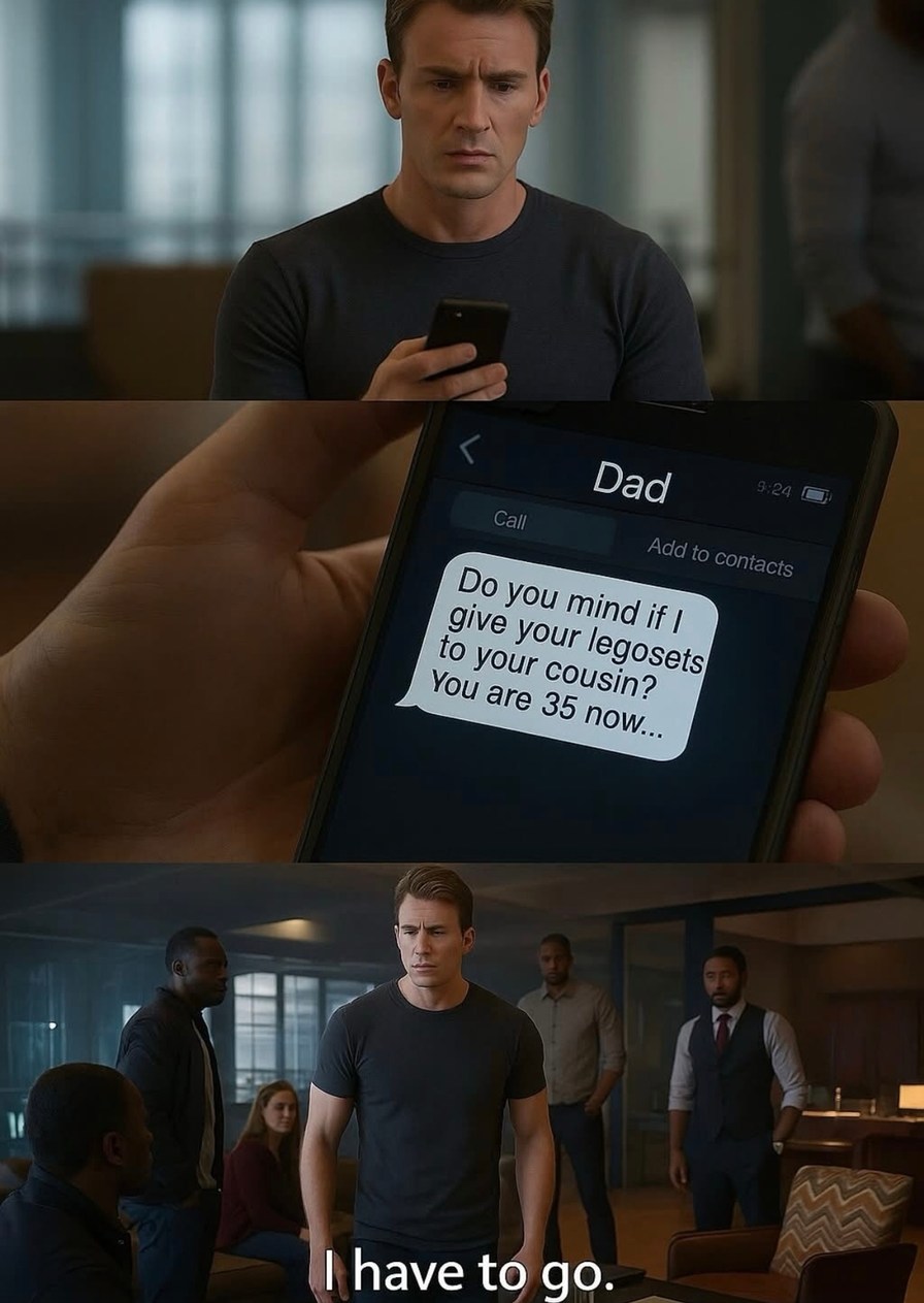 You get the LEGO sets or you’re not my cousin anymore - meme