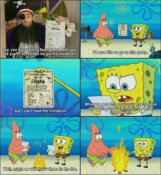 I miss the real spongebob - meme