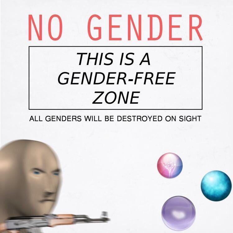 No Genders! - meme