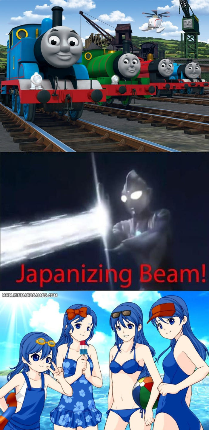 Make trains lewd again! - meme
