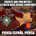Meme España vs Marruecos y el mundial