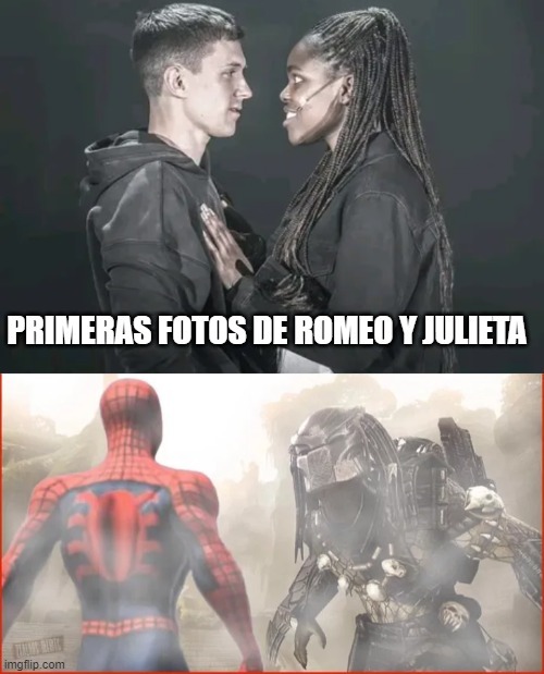 Meme de las primeras fotos de Romeo y Julieta