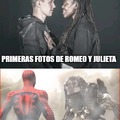 Meme de las primeras fotos de Romeo y Julieta