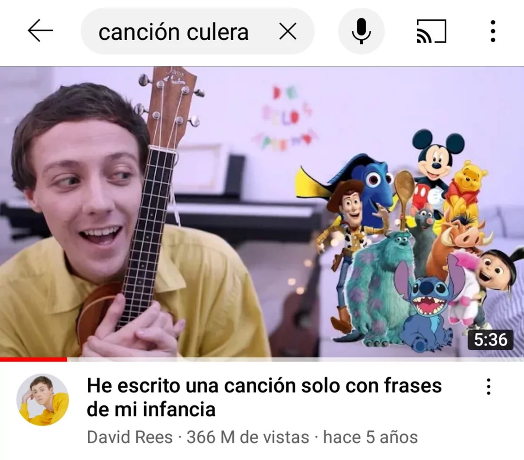 Cancion que me da cancer de oidos - meme