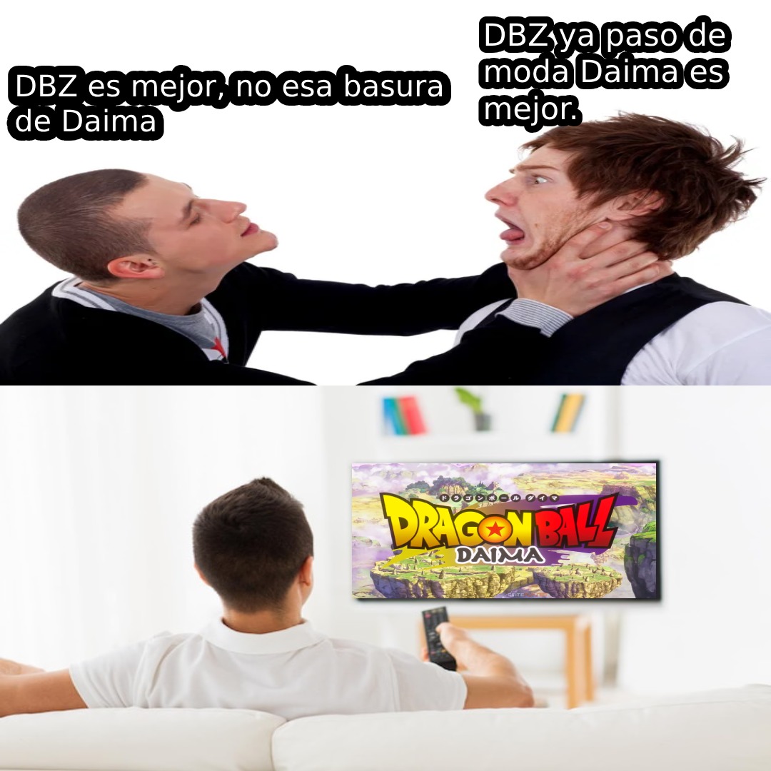 Un verdadero fan de dragon ball lo disfruta no critica - meme