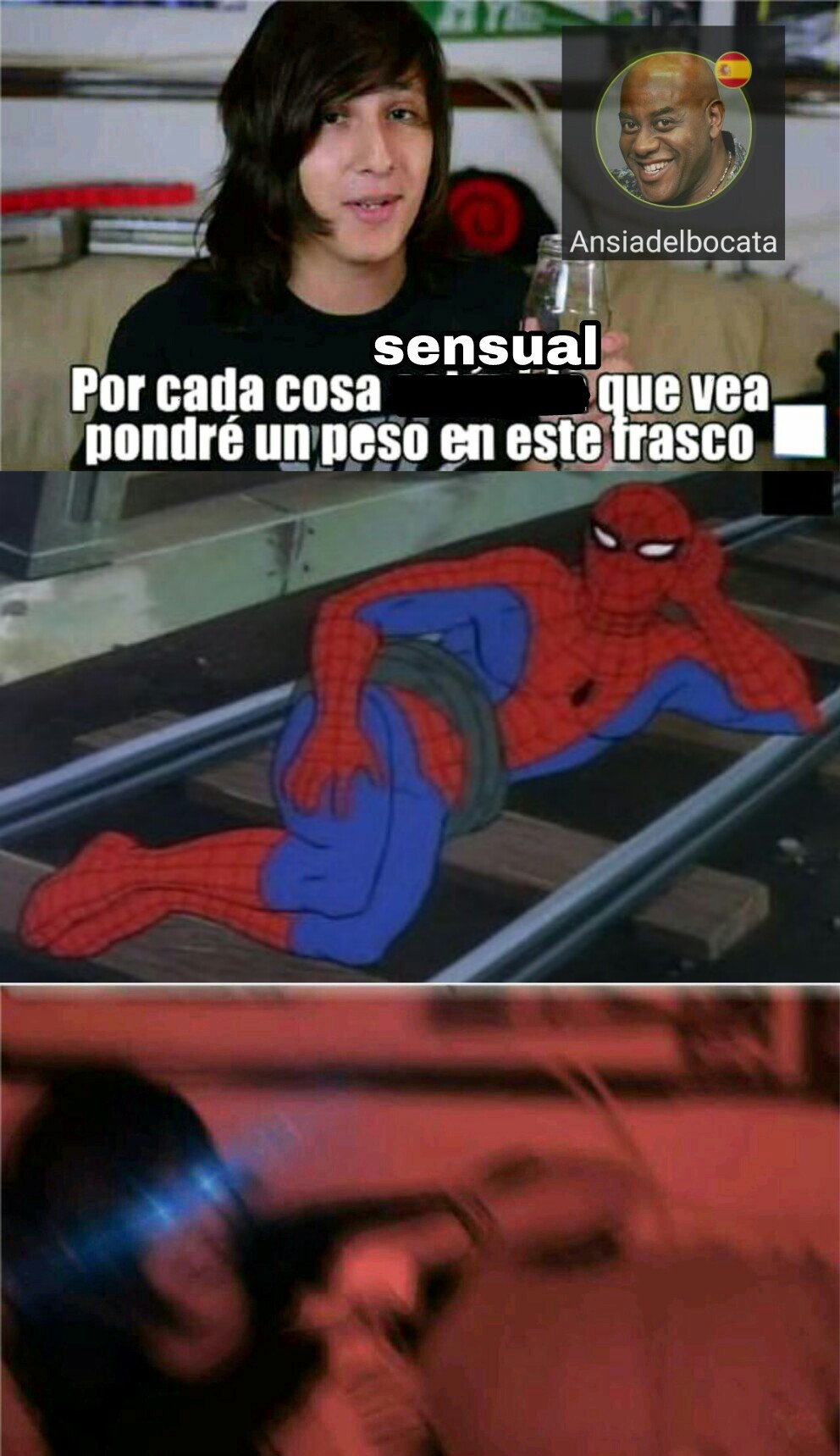 Estupido y sensual spiderman - meme