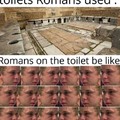Toilettes romain