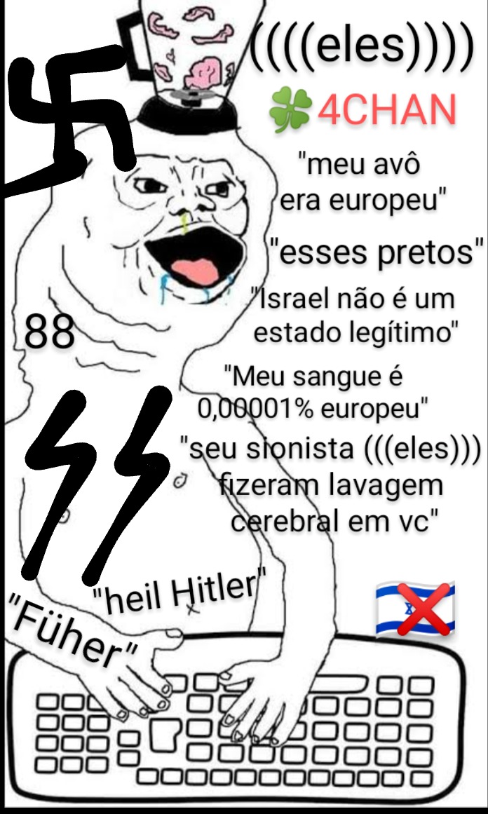 Nazista é tudo viado - meme