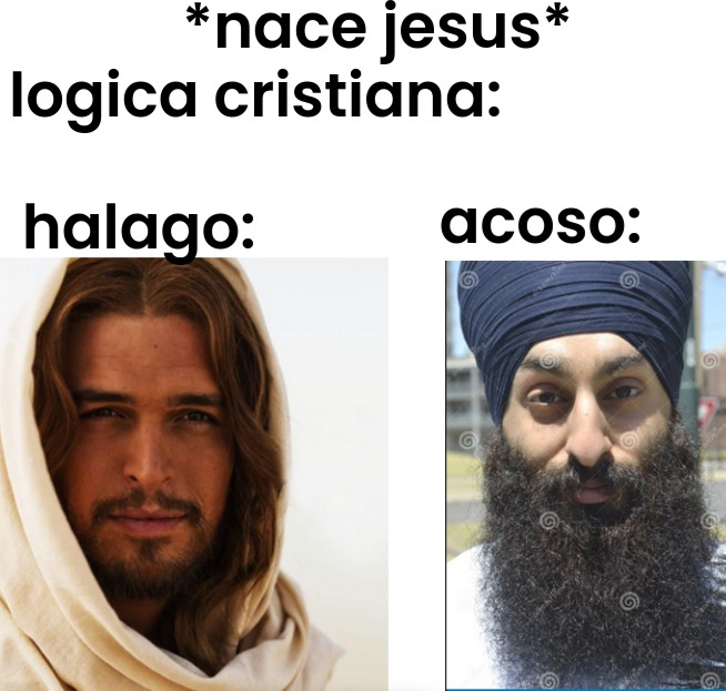 los cristianos dicen que jesus era blanco y guapo pero eso no tiene sentido - meme
