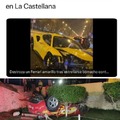 Accidente de un borracho en un ferrari, en Madrid