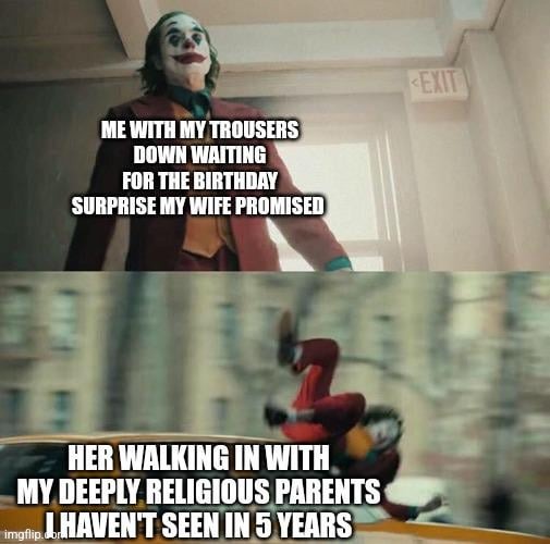 Birthday surprise - meme