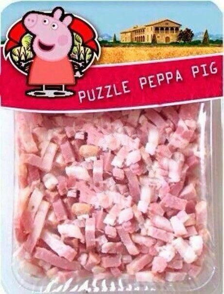 Puzzle Peppa Pig - meme