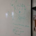 Boss's daughter put this on the white board