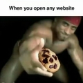 Cuando abres un sitio web