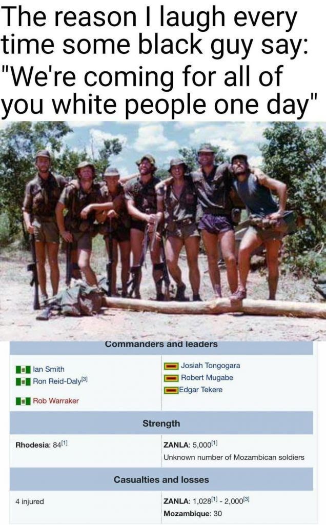 For Rhodesians never die - meme