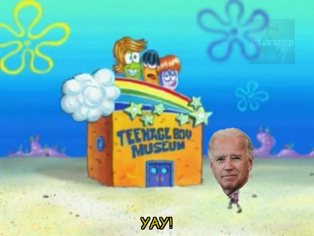 Biden loves minors - meme