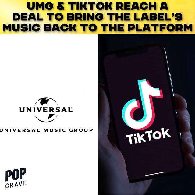 Universal Music Group artists to return to TikTok - meme