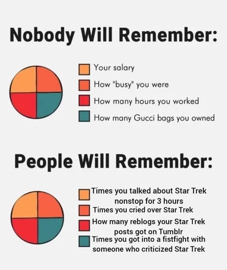 People will remember Star Trek - meme