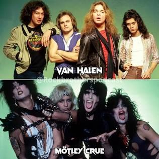 Would you rather be a member of Van Halen or Motley Crue? - meme