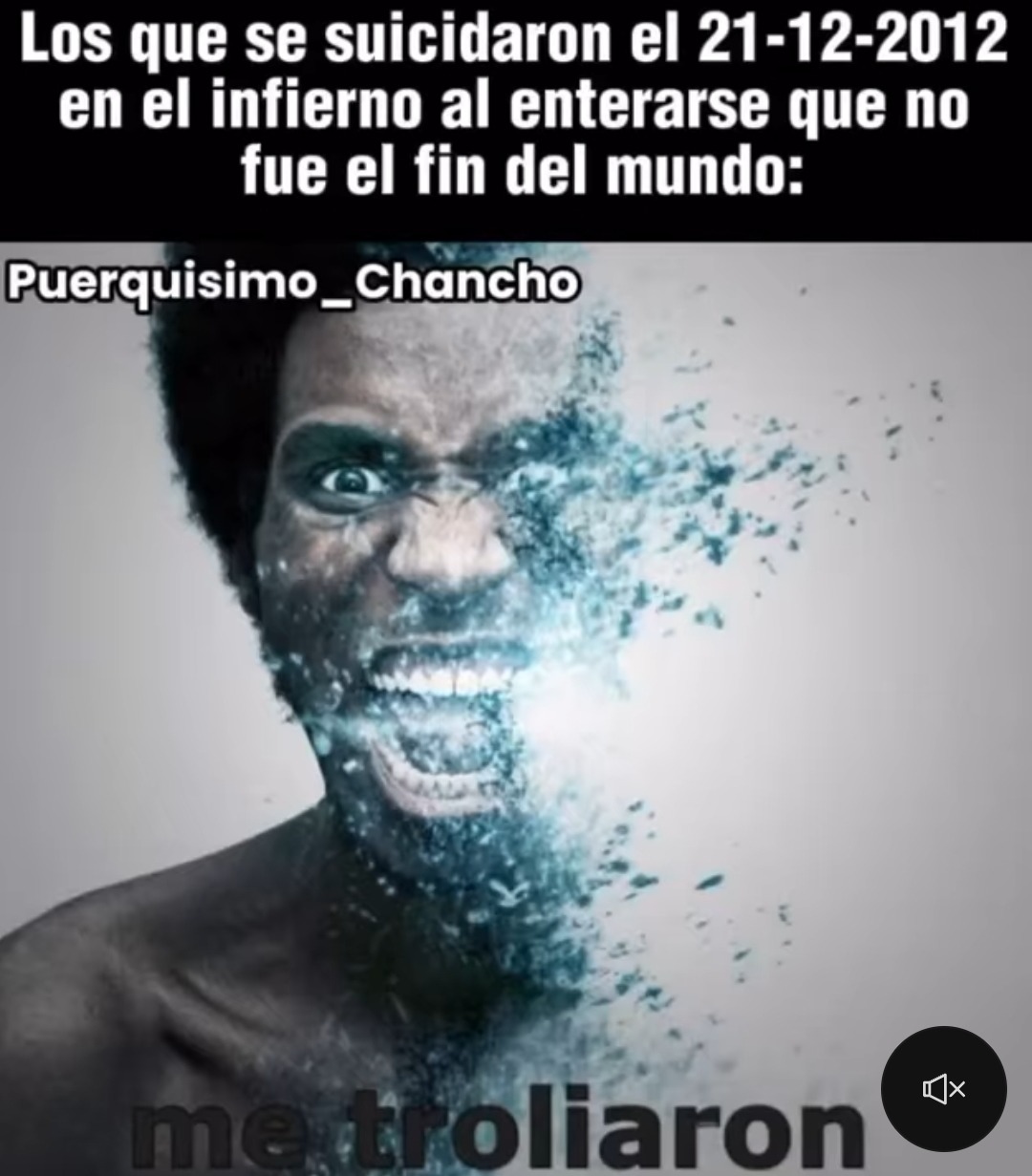 Contexto: el calendario Maya terminó en el 21-12-2012 y muchos pensaron que era el fin del mundo - meme