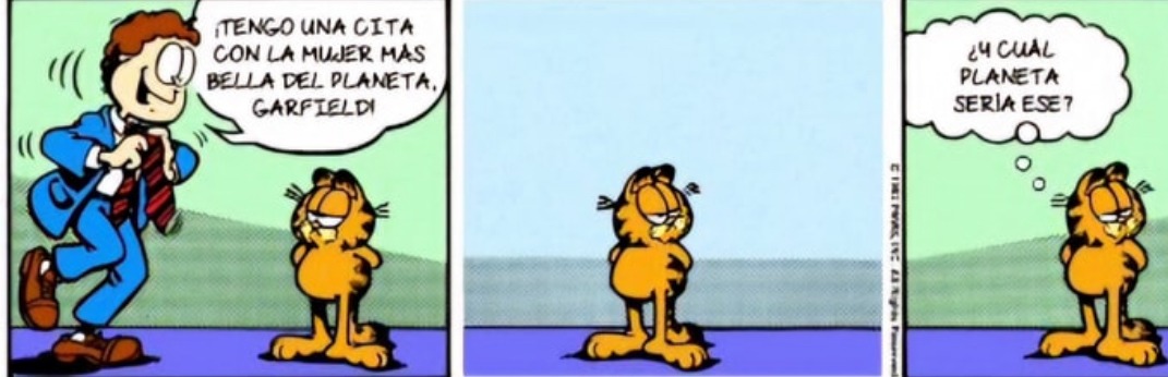 Garfield trolleador - meme