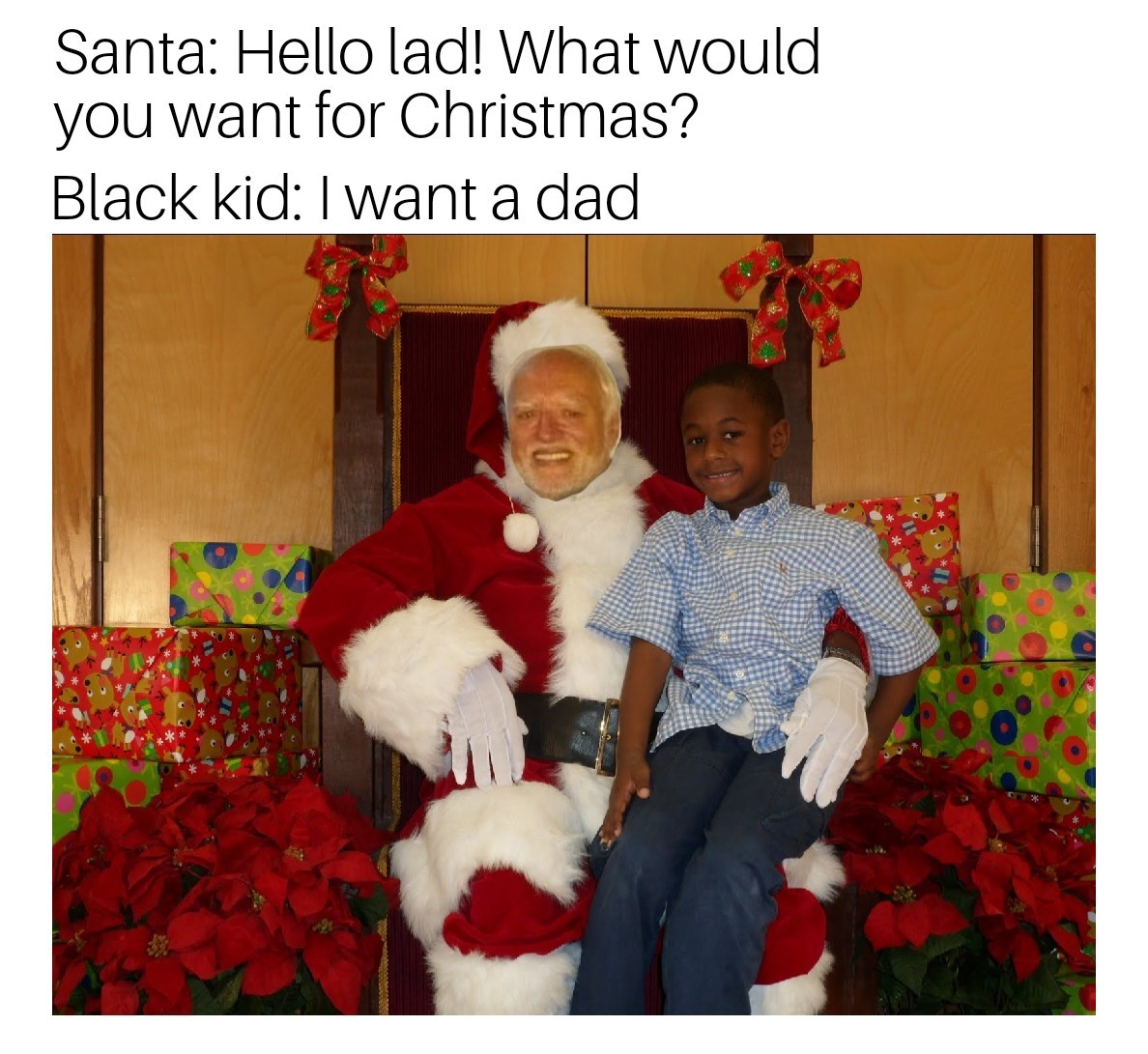 A black christmas - meme