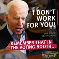 Joe feels entitled to your votes