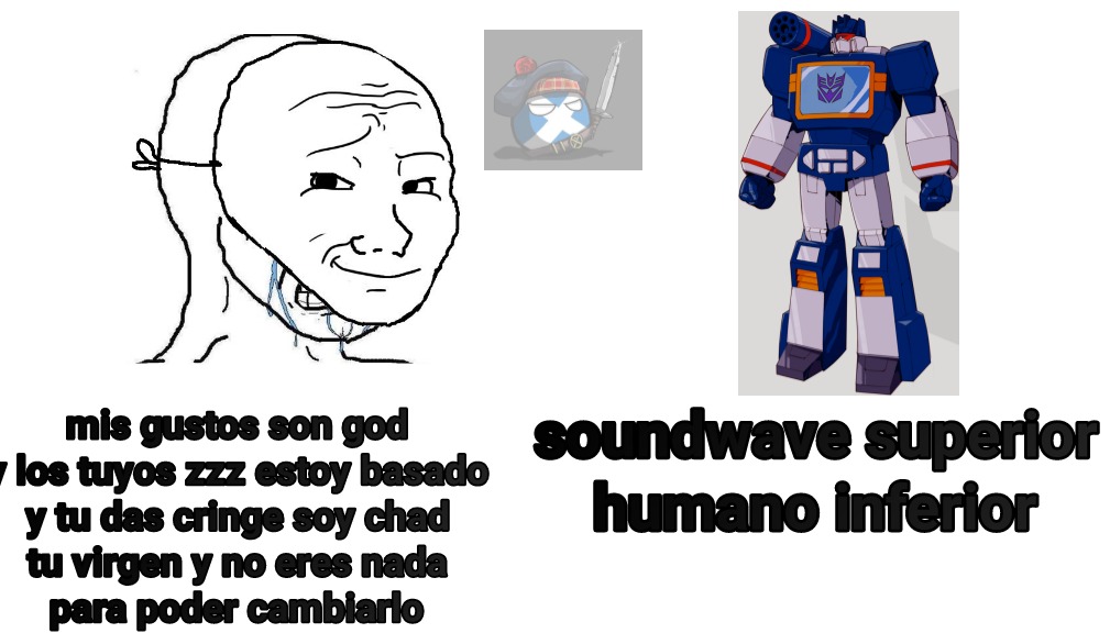 Soundwave dios - meme