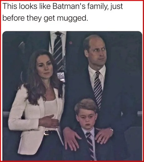 The Wayne family before they get bugged - meme