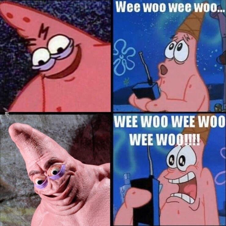 Evil Patrick - meme