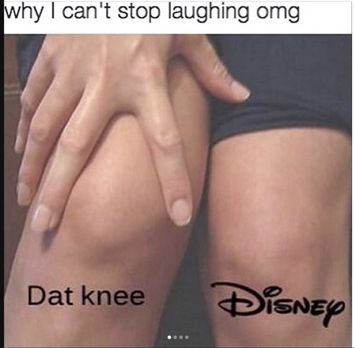 Disney dat knee