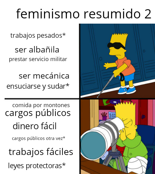 Feminismo resumido 2 - meme