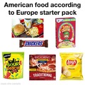 European view on American food