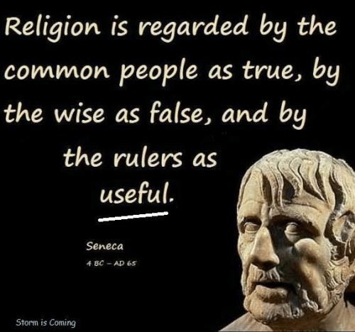 Seneca on Religion. - meme