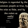 Seneca on Religion.