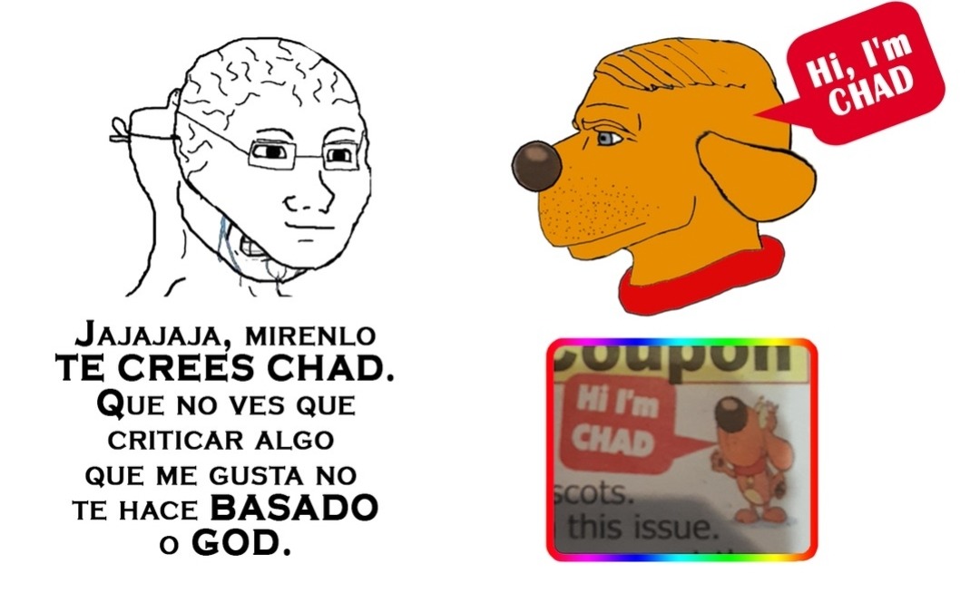 Hola, me llamo CHAD :dogchad: - meme