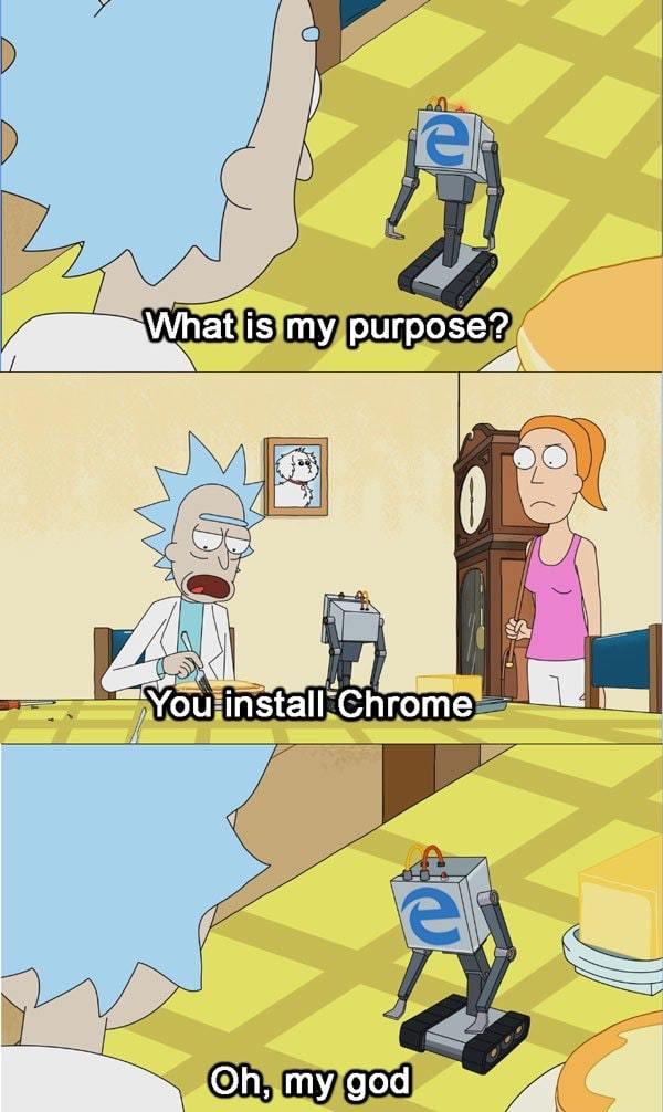 What is your purpose? - meme