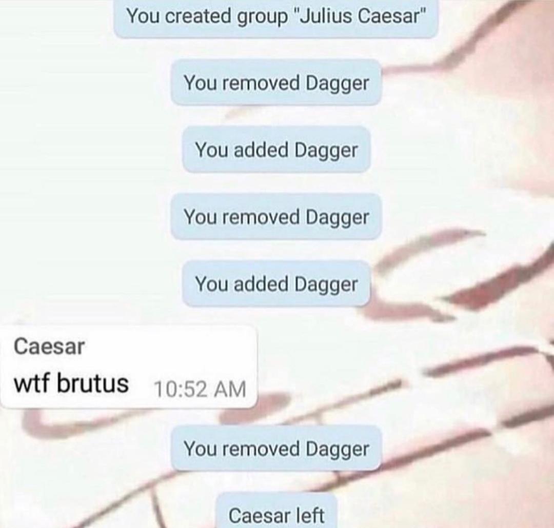 R.I.P. Caesar - meme