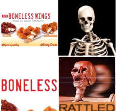 boneless wings - meme