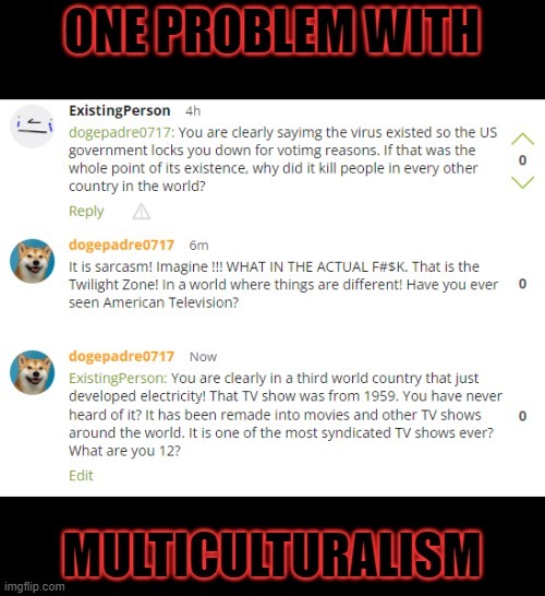 understanding other cultures must only go in one direction - meme