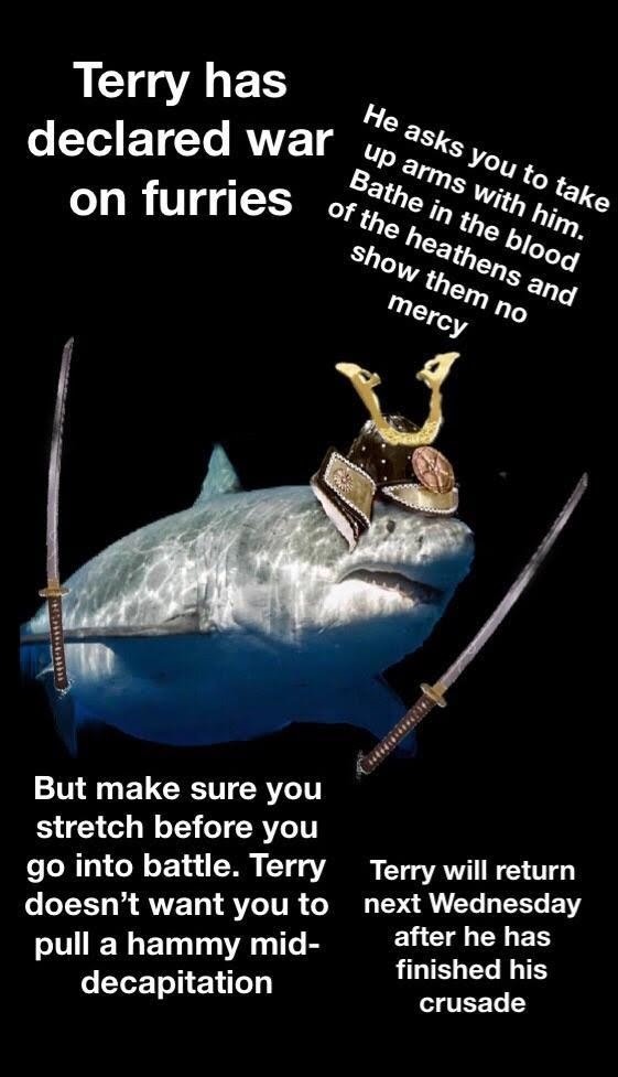 They have gone to far that they have fed his blood lust - meme