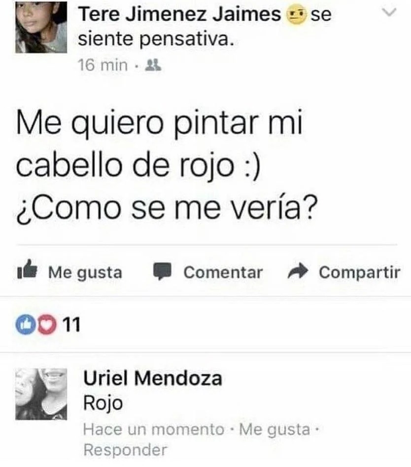 Uriel Mendoza tiene sentido común - meme